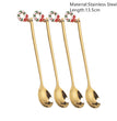 Merry Christmas Spoons Xmas Party Tableware Ornaments Christmas Decorations