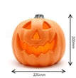 Simulation Pumpkin Lantern Halloween Props Pumpkin LED