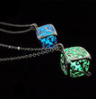 Openable Square DIY Copper Pendant Halloween Fashion Jewelry