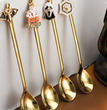Halloween Style Pendant Stainless Steel Coffee  Creative Pumpkin Spoon