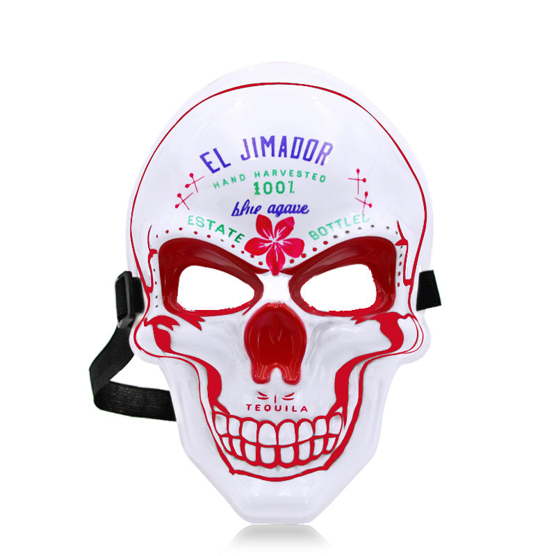Halloween Scary Skull Mask With No Glow Makeup