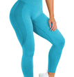 Snowflake Jacquard Seamless Yoga Workout Ankle Length Pants