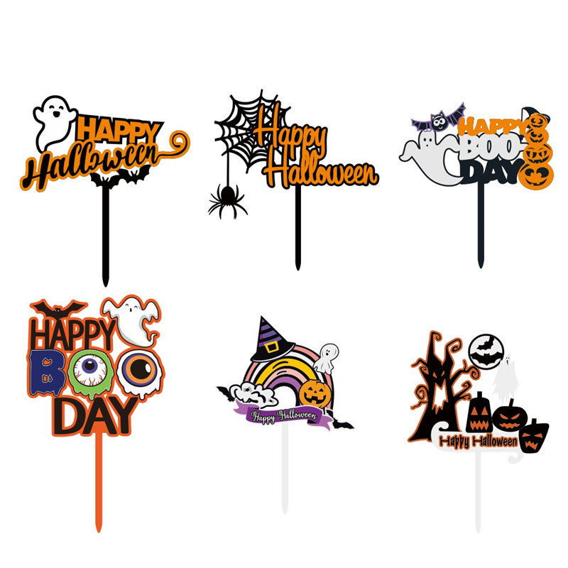 Halloween Decorating Party Supplies Cake Inserts