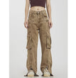 Overalls Men's And Women's Sports Loose Wide Leg Multi-pocket