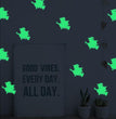 Halloween Luminous Carved Wall Stickers Fluorescent Stickers