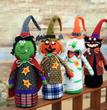 Halloween creative pumpkin witch doll