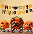 Halloween Jack-o-lantern Spider Web Pull Flag