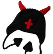 Funny Devil Horn Hat Cross Halloween