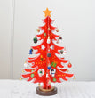 Combination Three-dimensional Pendant Villain Wooden Christmas Tree Ornament