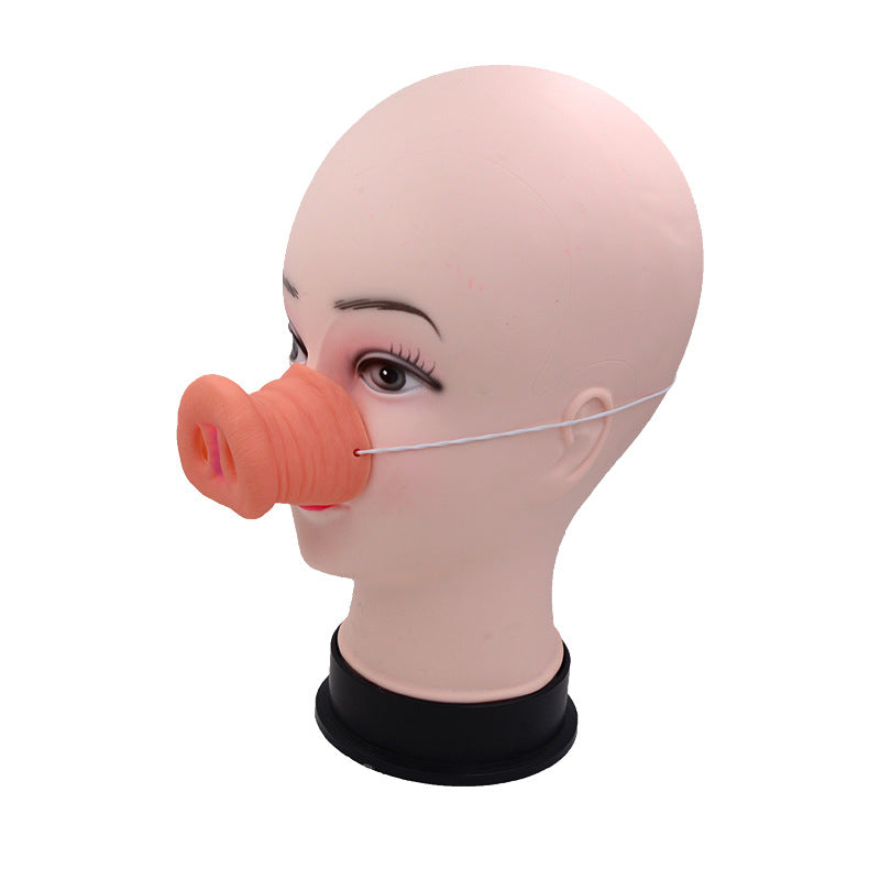 Halloween Funny Real Latex Pig Bajie Nose