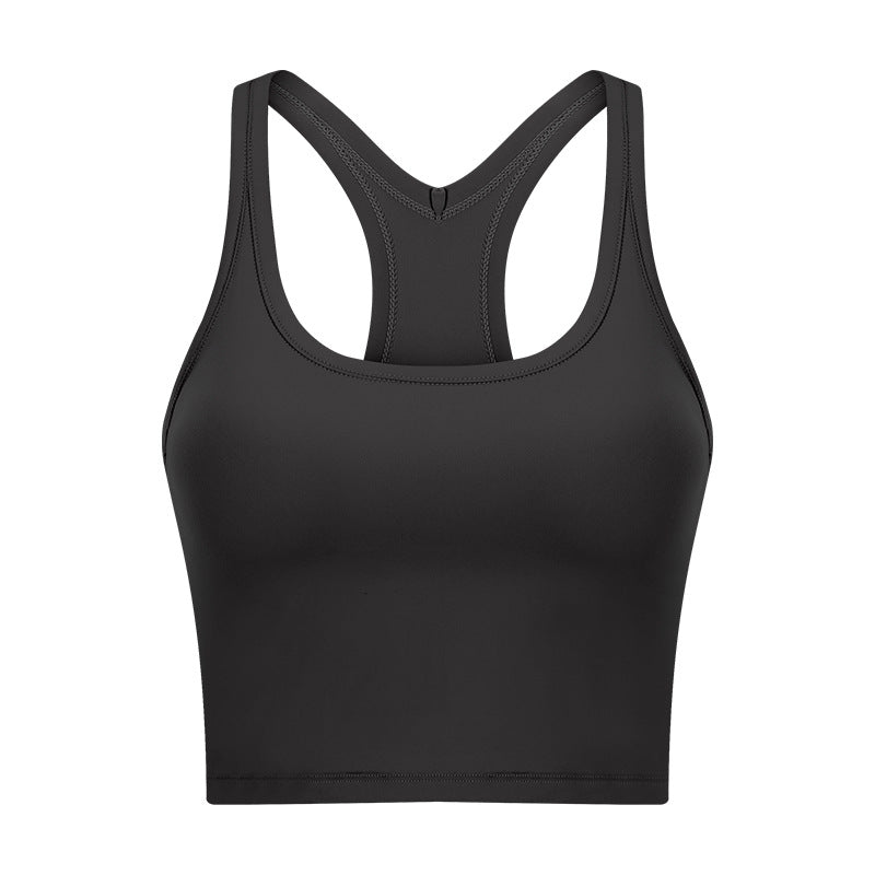 Yoga Vest With Chest Pad For Women