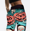 Halloween Pumpkin Digital Print Yoga Pants