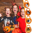 Halloween Pumpkin Bag Creative Halloween Cookie Candy Gift Bag Halloween Treat Or Trick Props Handheld Basket