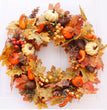 Halloween Thanksgiving Autumn Frost Leaf Pumpkin Simulation Garland Props Home Decor
