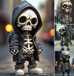 Halloween Cool Skeleton Figurines Halloween Skeleton Doll Resin Ornament Home Decor