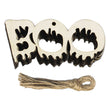 Large Halloween Decoration Graffiti Painted Wooden Pendant