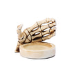 Skull Hand Guard Candlestick Base Halloween Furnishings Jewelry Storage Tray