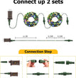 110Ft 300 LED 9 Modes Color Changing Waterproof Outdoor Christmas String Lights