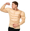 Men's Halloween Role Play Cross-border Fake Abdominal Muscle T-shirt Party Costume