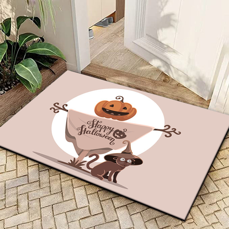 Halloween Themed Atmosphere Decorative Floor Mat