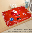Christmas carpet flannel mat