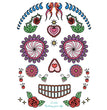 Halloween face sticker tattoo sticker