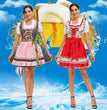Halloween Maid Uniform Beer Festival Stage Performance Costume