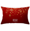 Christmas peach leather pillowcase