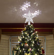 Christmas Tree Top Light Star Snowflake Shape LED Laser Projector Lights Christmas Tree Ornament