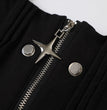 Hot Girl Zipper Design Casual Trousers