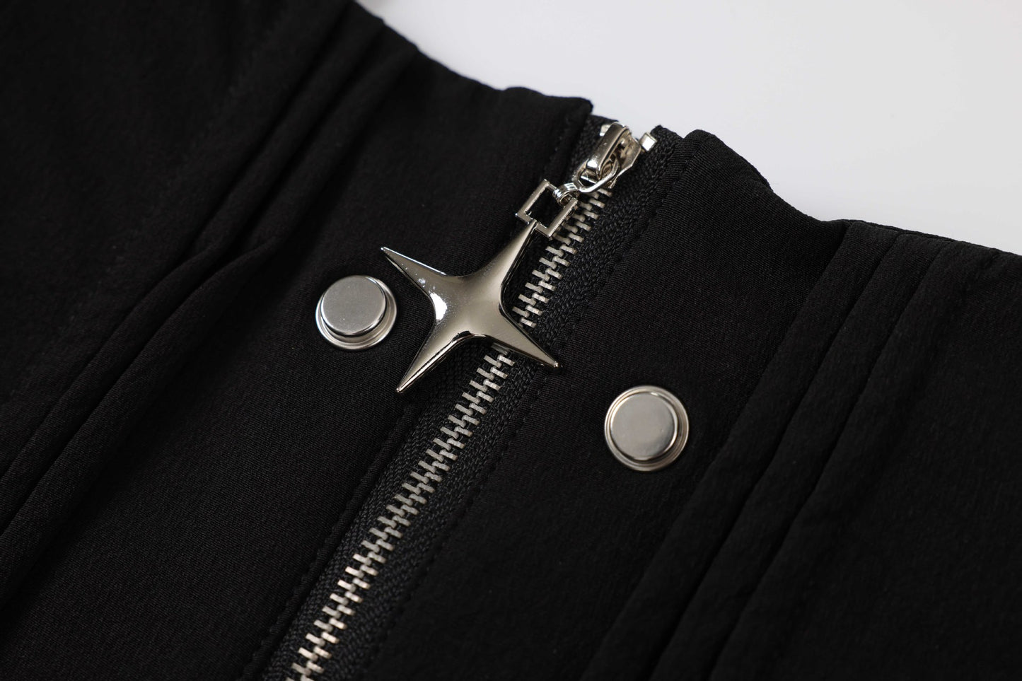 Hot Girl Zipper Design Casual Trousers