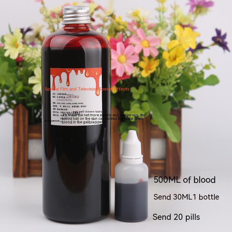 Halloween Decoration Plasma Fake Blood Capsule Simulation Props