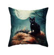 Halloween new pumpkin black cat pillowcase