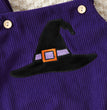 Infant Baby Girl Corduroy Halloween Embroidered Slip Top Triangle Rompers