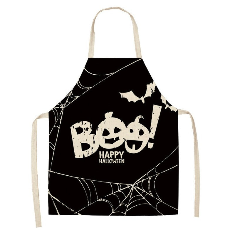 New Hot Sale Halloween Cotton And Linen Apron
