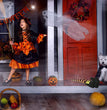 Halloween Creative Art Decoration Prosthesis Witch Leg Garden Decoration
