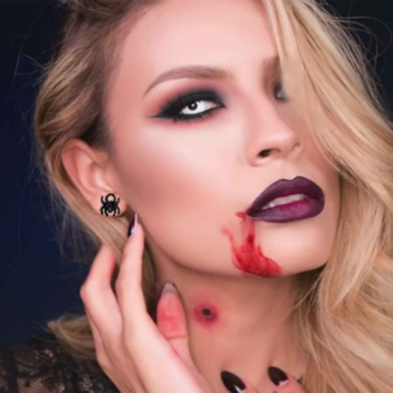 Contrasting Color Trend Fashion Earrings Simple And Funny Halloween