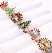 Christmas Elk Wreath Christmas Tree Bells Snowflake Napkin Ring