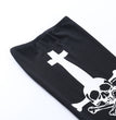 Halloween Skull Over The Knee Stockings Women's Clothing