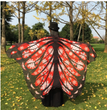 Peacock Feather Halloween Cape Chiffon Peacock Cape