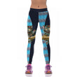Digital Printed Sports Pants Zombie Bride Tight Elastic Pants