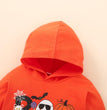 Boys' Halloween Pumpkin Orange Hooded Sweatshirt And Pants Set