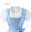Halloween Munich Beer Long Short-sleeved Printed Lace-up Dress