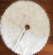 Pure white plush Christmas tree skirt Christmas plush tree skirt 78cm 90cm 122cm Christmas tree decoration tree
