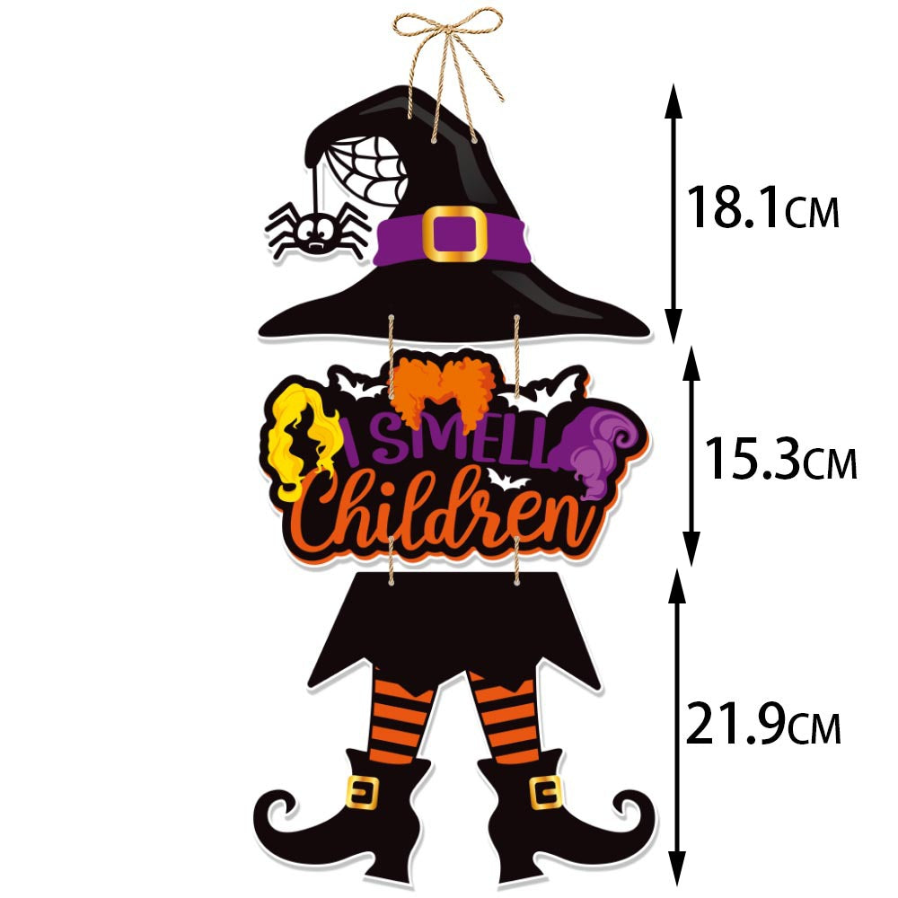 Halloween Party Decoration Pumpkin Bat Door Hanging