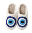 Winter Warm Home Christmas Elk Cotton Slippers
