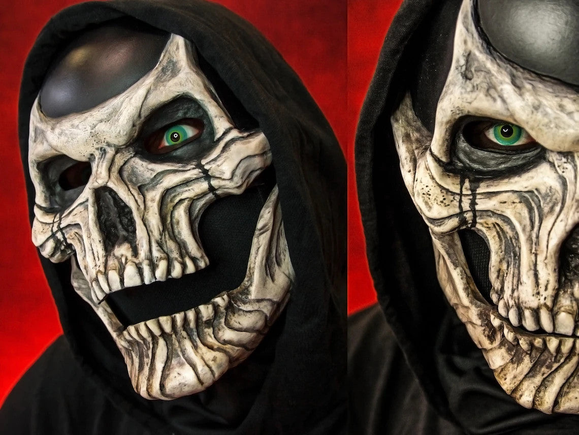 Cross-border Halloween New Full-head Skull Mask