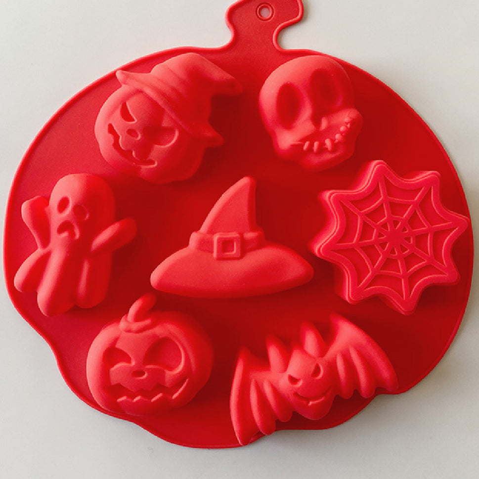 Halloween Pumpkin Ghost DIY Aromatherapy Candle Plaster Mold