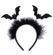 Halloween Black Bat Funny Headband
