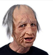 Old man mask white hair white beard headgear halloween